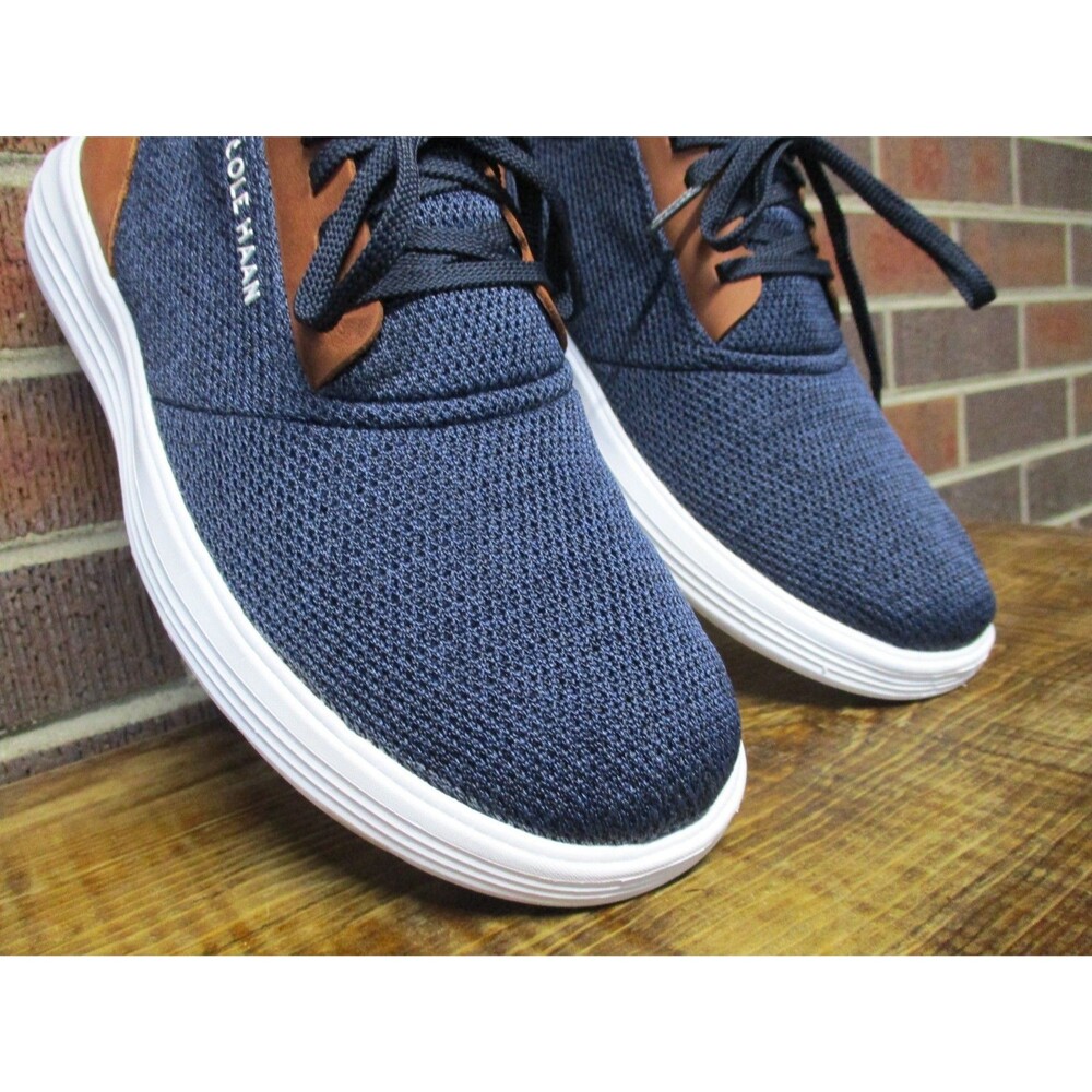 Cole Haan Mens Grandsport Journey Knit Sneakers C32582 Blue Shoes Size 10 M - Picture 8 of 16